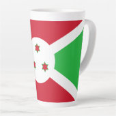 Patriotic Burundi Flag Milchtasse (Rechte Ecke)