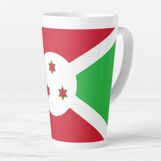 Patriotic Burundi Flag Milchtasse (Rechte Ecke)