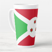 Patriotic Burundi Flag Milchtasse (Linke Ecke)