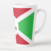 Patriotic Burundi Flag Milchtasse (Rechts)