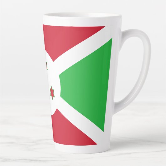 Patriotic Burundi Flag Milchtasse (Rechts)