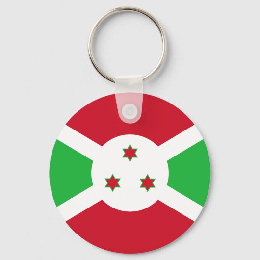 Patriotic Burundi Flag Schlüsselanhänger (Rückseite)