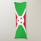 Patriotic Burundi Flag Seitenschläferkissen (Vorderseite Vertikal)