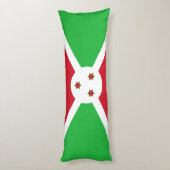 Patriotic Burundi Flag Seitenschläferkissen (Rückseite (Vertikal))
