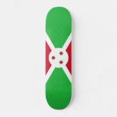 Patriotic Burundi Flag Skateboard (Vorderseite)