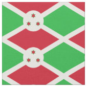 Patriotic Burundi Flag Stoff (Nahaufnahme)