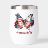 Patriotic Butterfly American Babe Name (Rückseite)