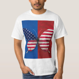 "Patriotic Butterfly" - T-Shirt Design