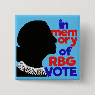 Patriotic Button Button im Gedenken an die Abstimm