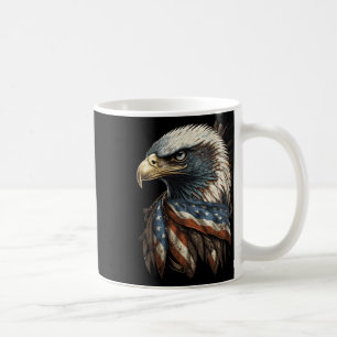 Patriotic Byld Eagle 4. Juli Men Usa American Kaffeetasse