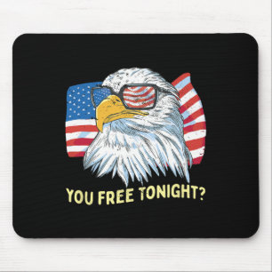 Patriotic Byld Eagle America Independence Day 4. Mousepad