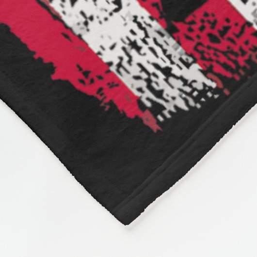 Patriotic Bysebyll 4. Juli Männer USA Fl Fleecedecke (Ecke)