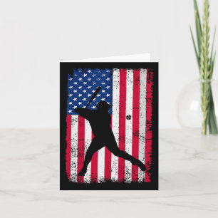 Patriotic Bysebyll 4. Juli Männer USA Fl Karte