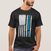 Patriotic Cabana Boy Us American Flag 1 T-Shirt (Vorderseite)