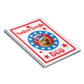 Patriotic Cairn Terrier Notizblock (Rechte Seite)