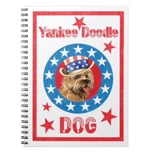 Patriotic Cairn Terrier Notizblock (Vorderseite)