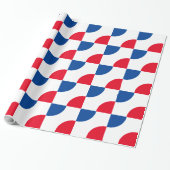 Patriotic Camouflage Red Blue White Patterns 2025 Geschenkpapier (Ungerollt)