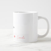 Patriotic Canada Day Celebration Souvenir Jumbo-Tasse (Rechts)