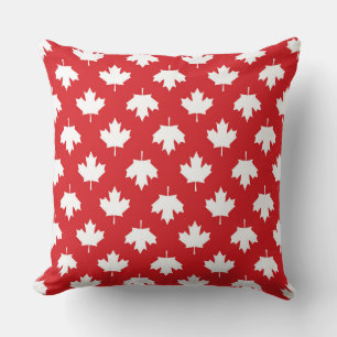 Patriotic Canada Flag Mapseleaf Kissen
