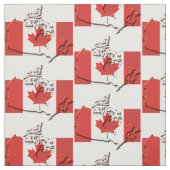 Patriotic CANADA Flag Stoff (Muster)