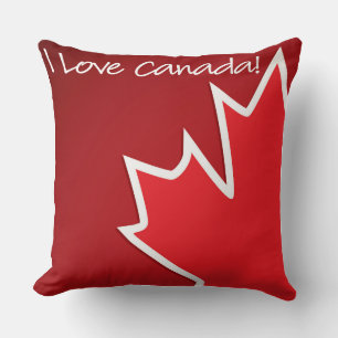 Patriotic Canada Maple Leaf Kissen