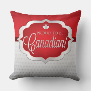 Patriotic Canada Maple Leaf Muster Kissen