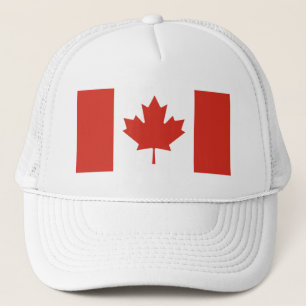 Patriotic Canadian Flag Trucker Hat Truckerkappe