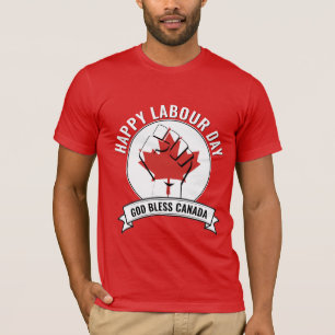 Patriotic CANADIAN LABOR DAY  T-Shirt