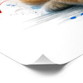 Patriotic Canine POSTER (Ecke)