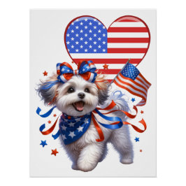 Patriotic Canine POSTER