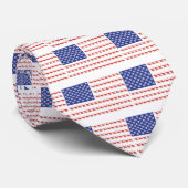 Patriotic Cat/USA Krawatte (Gerollt)