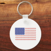 Patriotic Cat/USA Schlüsselanhänger (Vorderseite)