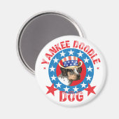 Patriotic Catahoula Magnet (Vorderseite/Rückseite)