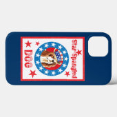 Patriotic Cavalier King Charles Spaniel Case-Mate iPhone Hülle (Rückseite (Horizontal))