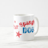 Patriotic Cavalier King Charles Spaniel Kaffeetasse (VorderseiteRechts)