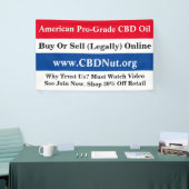 Patriotic CBD Custom Business Banner (Messeveranstaltung)