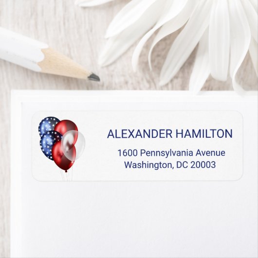 Patriotic Celebration Return Address (Insitu)