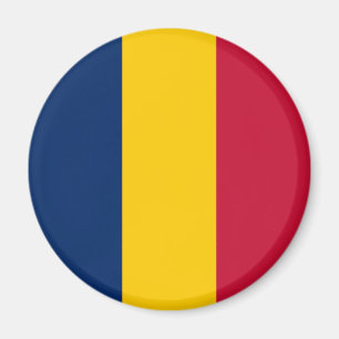 Patriotic Chad Flag Magnet