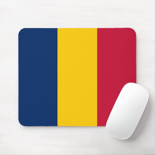 Patriotic Chad Flag Mousepad (Mit Mouse)