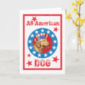 Patriotic Chessie Karte (Gelbe Blume)