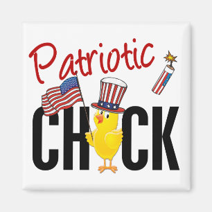 Patriotic Chick Magnet
