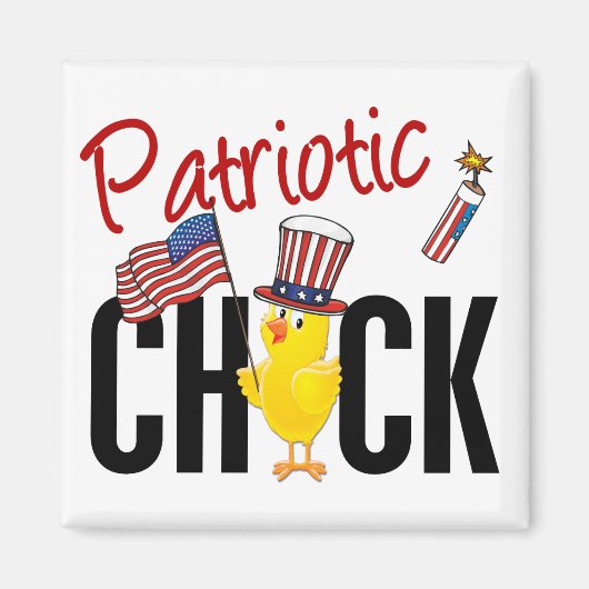 Patriotic Chick Magnet (Vorne)