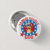 Patriotic Chihuahua Button (Vorne & Hinten)