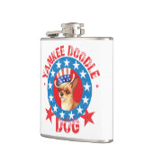 Patriotic Chihuahua Flachmann (Links)