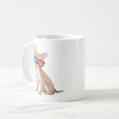 Patriotic Chihuahua Kaffeetasse (Vorderseite Links)