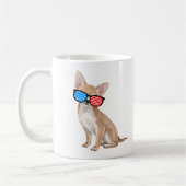 Patriotic Chihuahua Kaffeetasse (Links)