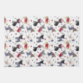 Patriotic Chihuahua Pattern Geschirrtuch (Horizontal)