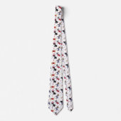 Patriotic Chihuahua Pattern Krawatte (Vorderseite)