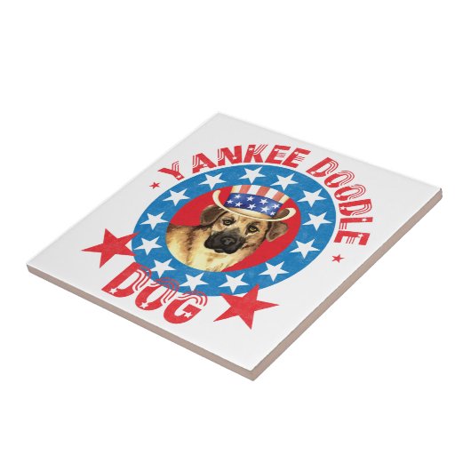 Patriotic Chinook Fliese (Seite)