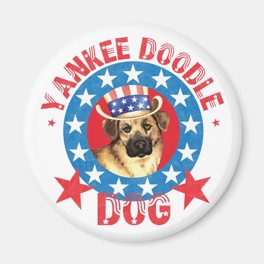 Patriotic Chinook Magnet (Vorne)